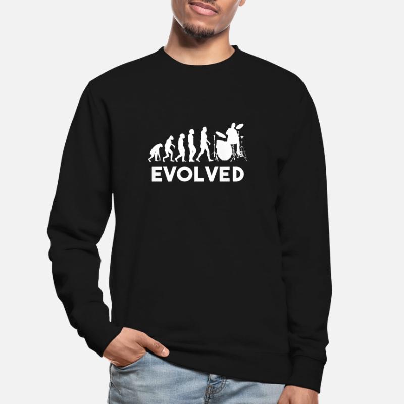 Drummer Schlagzeug Evolution Unisex Pullover