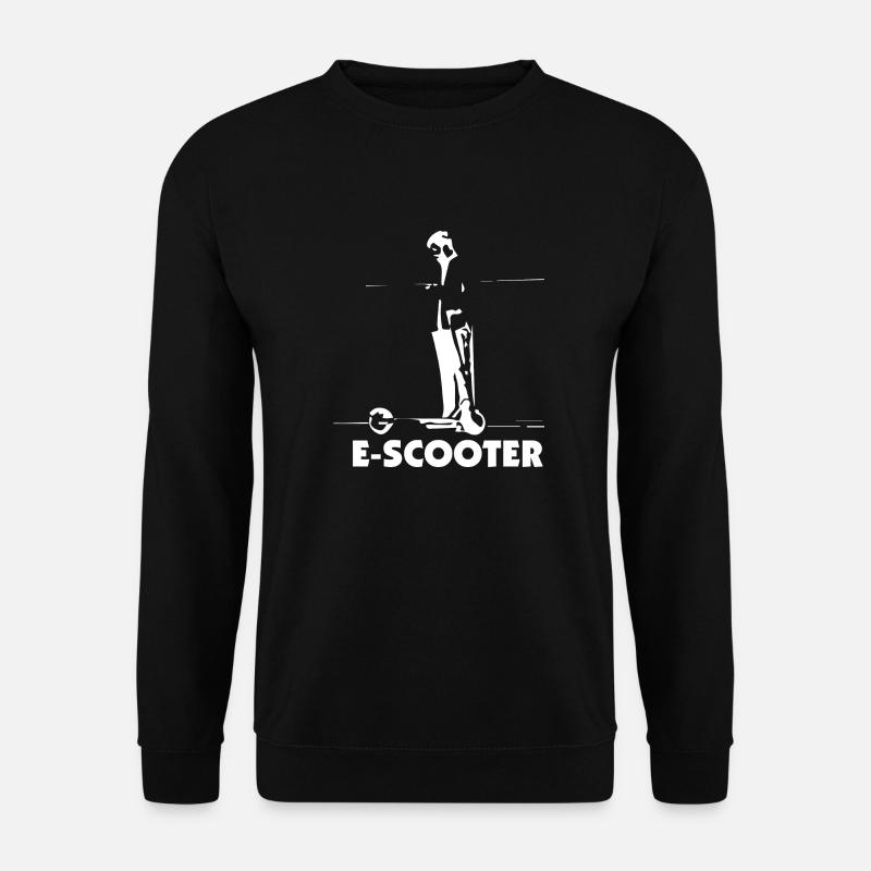E-Scooter E-Roller Scooter - Unisex Sweatshirt - black