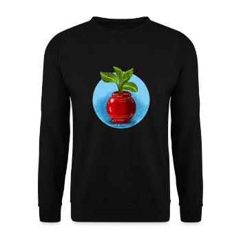 Banane - Sweat-shirt Unisexe - noir - Devant - Alina (178cm) & Michal (187cm)