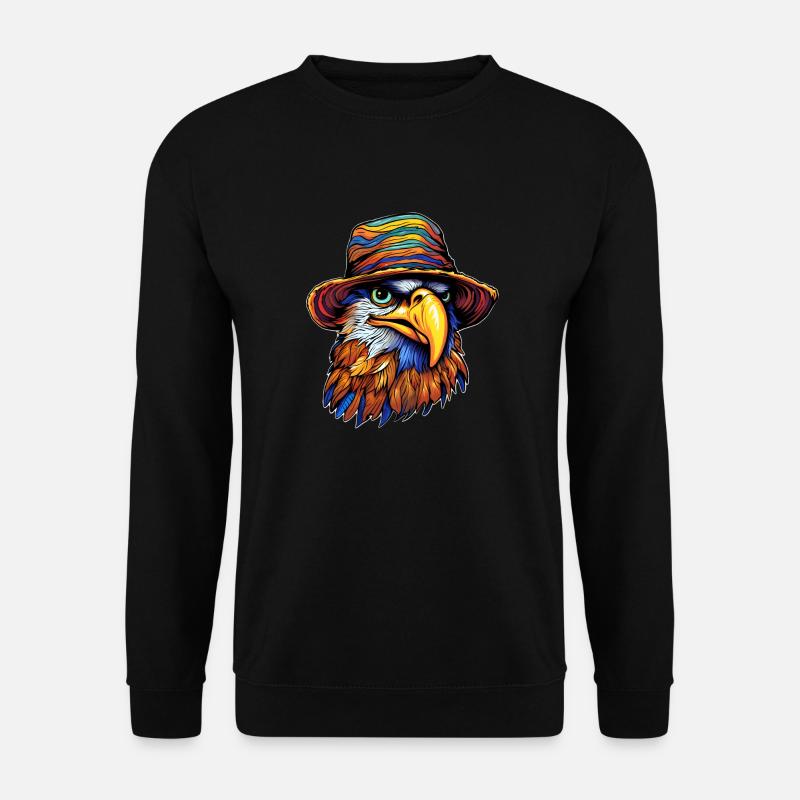 Summer Soaring Eagle - Unisex Sweatshirt - black