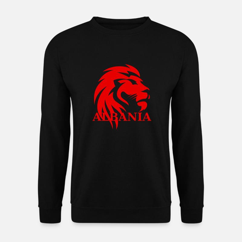 Albania Löwe - Unisex Pullover - Schwarz