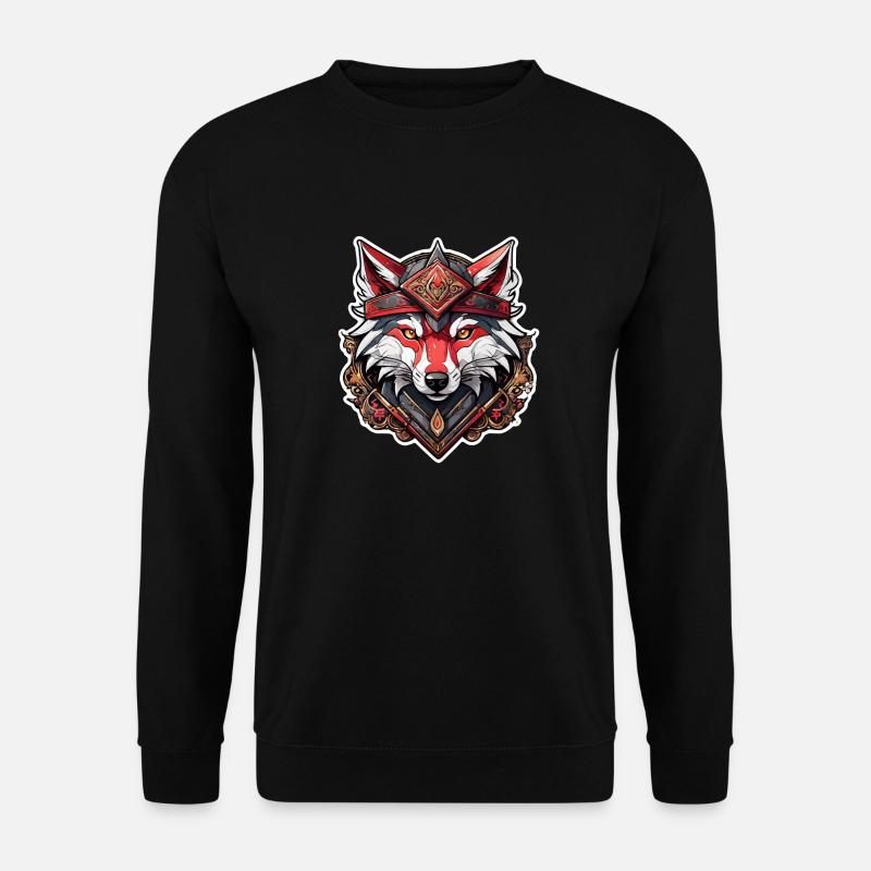 Wolf Tattoo - Unisex Pullover - Schwarz