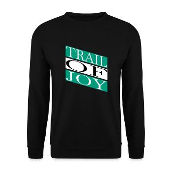 Blissful Journey Blissful Living Blissful Joy - Unisex Sweatshirt - black - Front - Alina (178cm) & Michal (187cm)