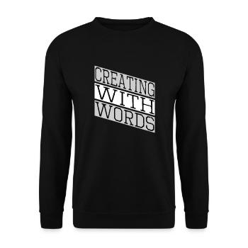 creative thinking self-publishing - Unisex Pullover - Schwarz - Vorne - Alina (178cm) & Michal (187cm)