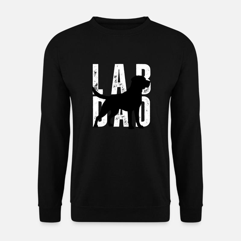 Labrador Lab Papa - Unisex Pullover - Schwarz
