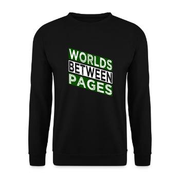 Listes de lecture Geek Communauté littéraire Blague - Sweat-shirt Unisexe - noir - Devant - Alina (178cm) & Michal (187cm)