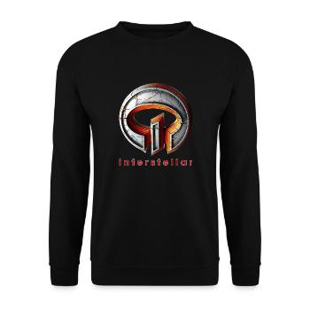 interstellar symbol design von 74elements - Unisex Pullover - Schwarz - Vorne - Alina (178cm) & Michal (187cm)