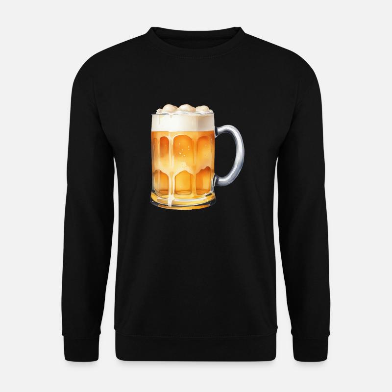 Beer mug - Unisex Sweatshirt - black