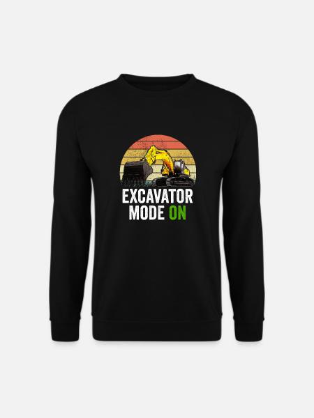 Baggerfahrer Baggerfahrer - Unisex Pullover - Schwarz