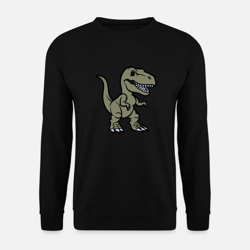 T Rex Comic Dinosaur - Unisex Sweatshirt - black