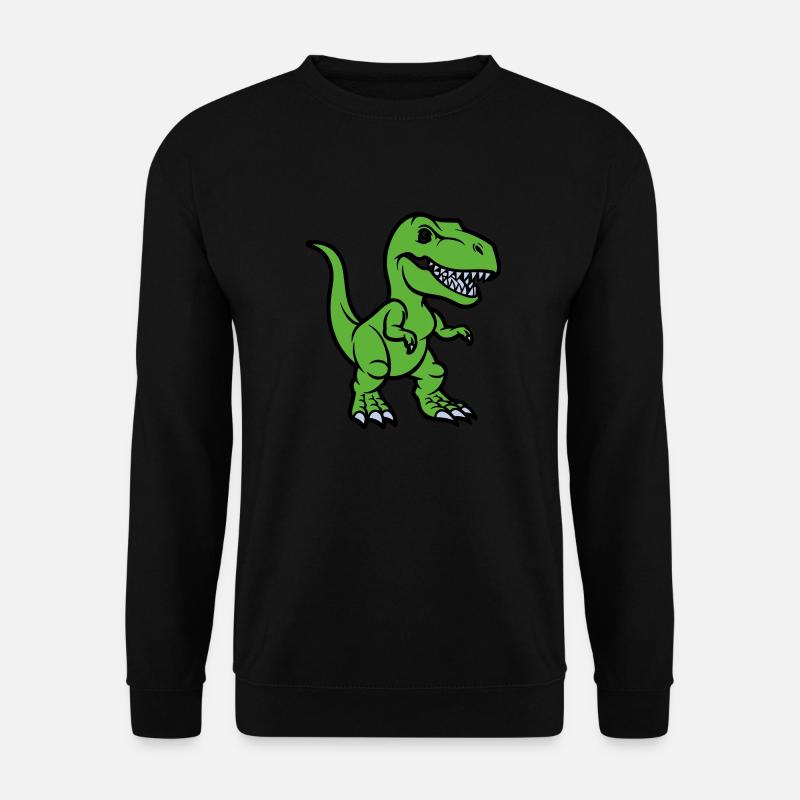 T Rex Comic dinosaurier - Unisex Pullover - Schwarz
