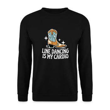 Danse en ligne Danseurs - Sweat-shirt Unisexe - noir - Devant - Alina (178cm) & Michal (187cm)