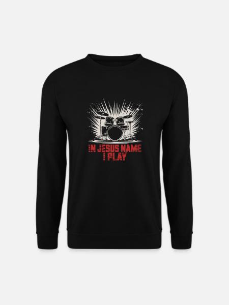 Rhythmus für den Glauben - Unisex Pullover - Schwarz