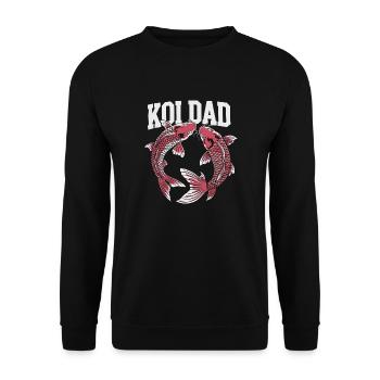Focus sur la passion pour les carpes koï - Sweat-shirt Unisexe - noir - Devant - Alina (178cm) & Michal (187cm)