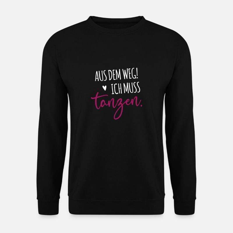 Aus dem Weg! - Unisex Pullover - Schwarz