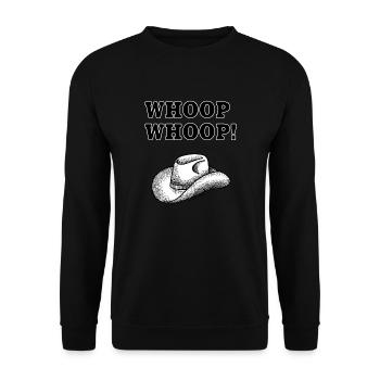 Neg Dupree - THE URBAN COWBOY! - Unisex Sweatshirt - black - Front - Alina (178cm) & Michal (187cm)