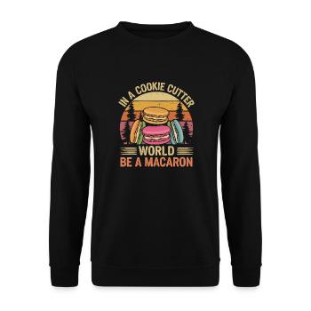 Bunte Vielfalt statt Einheitsbrei - Unisex Pullover - Schwarz - Vorne - Alina (178cm) & Michal (187cm)