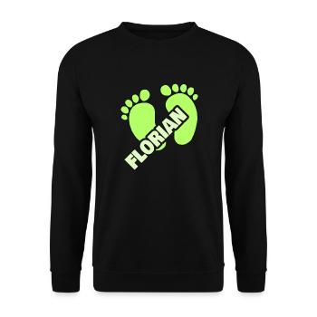 Birth Florian - Unisex Sweatshirt - black - Front - Alina (178cm) & Michal (187cm)