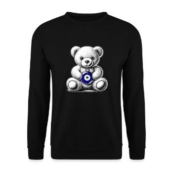 Nazar - Unisex Sweatshirt - black - Front - Alina (178cm) & Michal (187cm)
