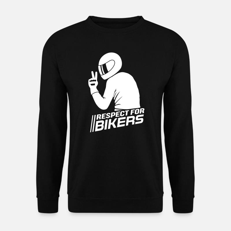 Respect for Bikers - Unisex Sweatshirt - black