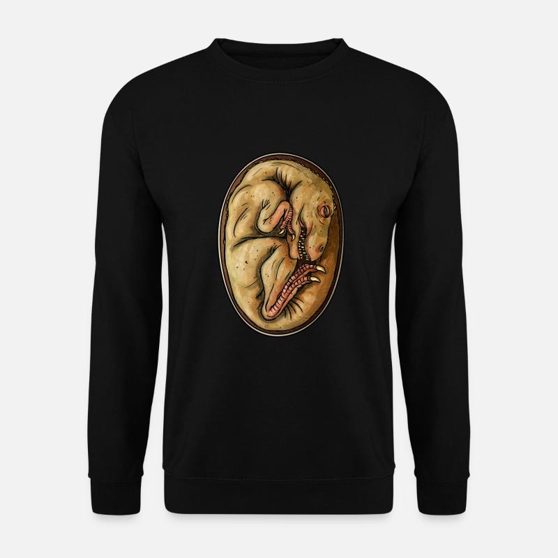 Dino Ei - Unisex Pullover - Schwarz