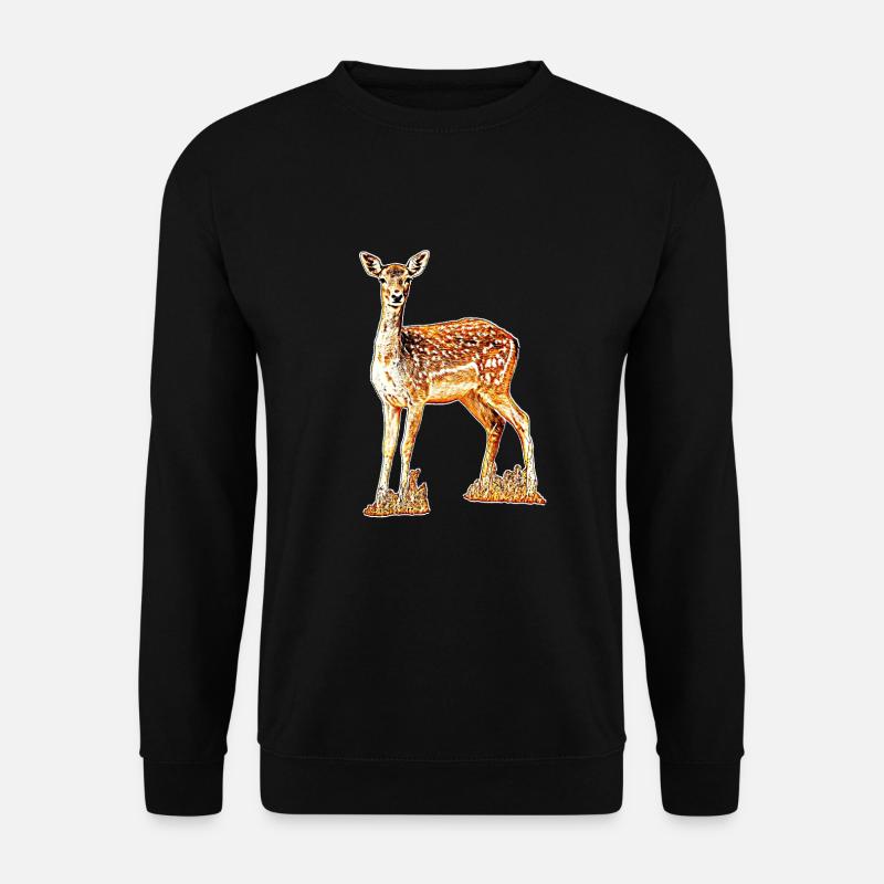 Roe deer - Unisex Sweatshirt - black