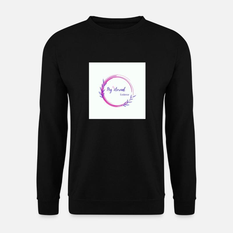 Rainbow butterfly créa - Sweat-shirt Unisexe - noir