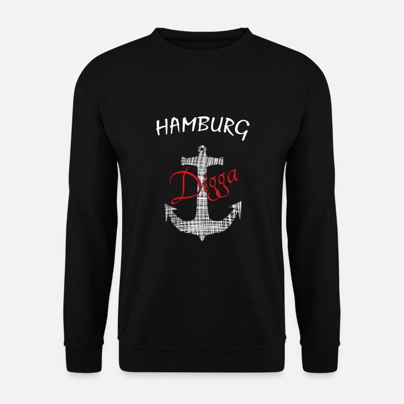 Hamburg Digga - Unisex Pullover - Schwarz