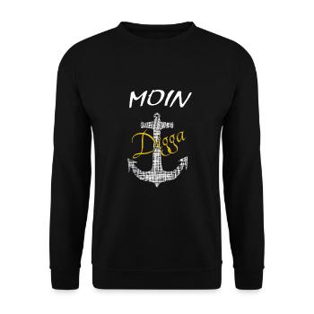 Moin - Unisex Pullover - Schwarz - Vorne - Alina (178cm) & Michal (187cm)