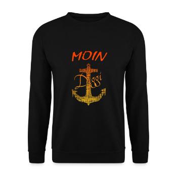 Anker Hamburg Moin Diggi - Unisex Pullover - Schwarz - Vorne - Alina (178cm) & Michal (187cm)