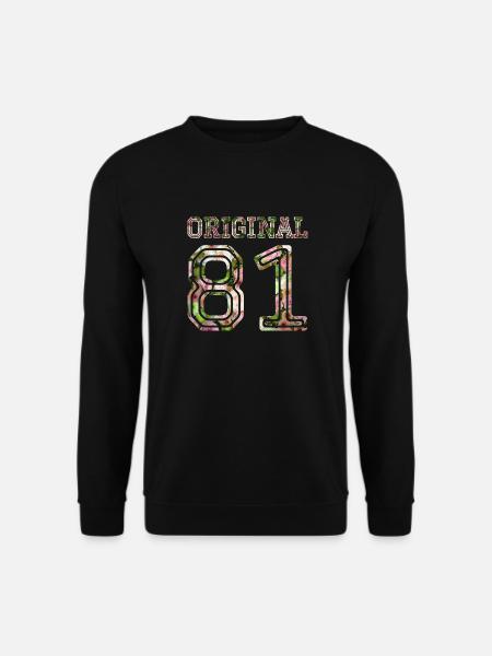 1981 - Sweat-shirt Unisexe - noir