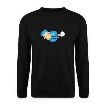 Schaaf wars nicht - Unisex Pullover - Schwarz - Vorne - Alina (178cm) & Michal (187cm)