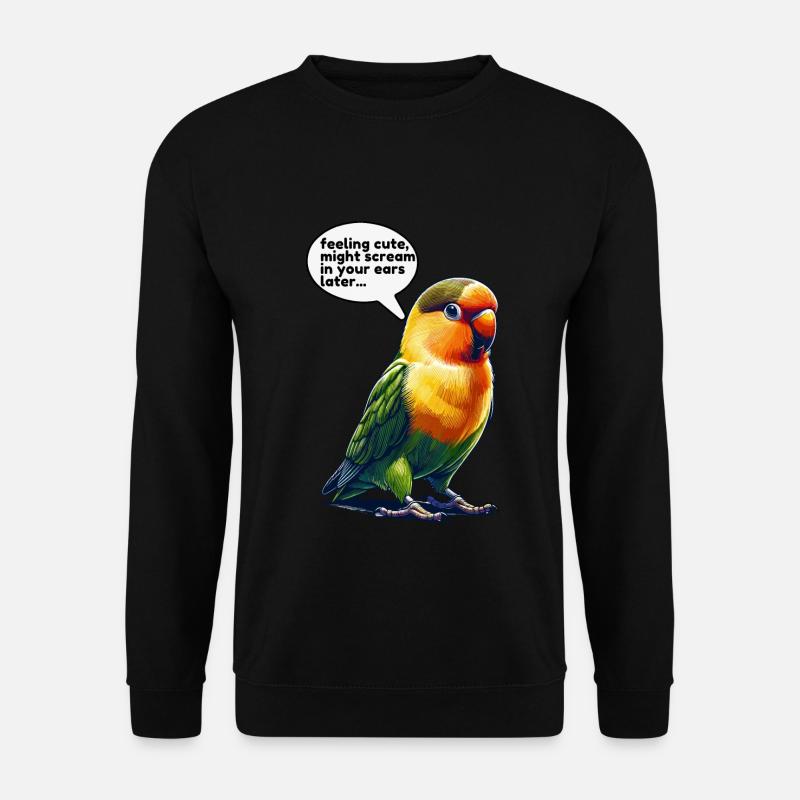 Lovebird funny - Unisex Sweatshirt - black