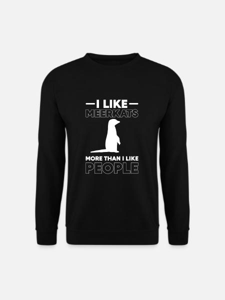 Erdmännchen - Unisex Pullover - Schwarz