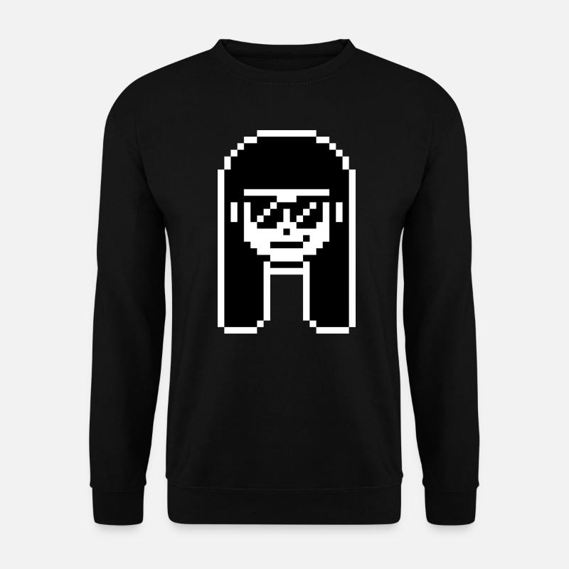 G22 Geek-Frau mit Sonnenbrille - Unisex Pullover - Schwarz