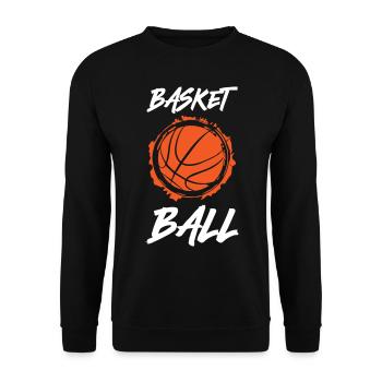 Basket-ball - Sweat-shirt Unisexe - noir - Devant - Alina (178cm) & Michal (187cm)