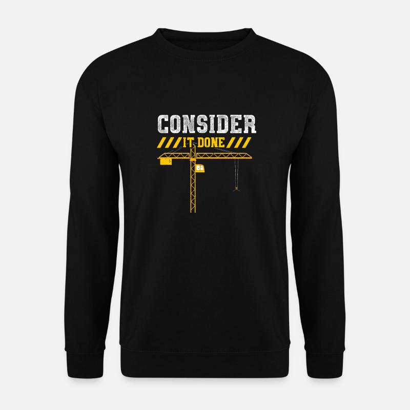 Consider It Done - Unisex Sweatshirt - black