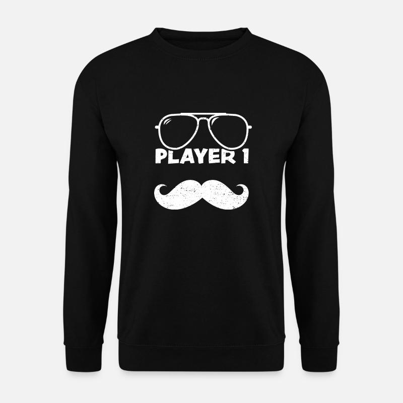 Player 1 - Father's Day - Unisex Sweatshirt - black