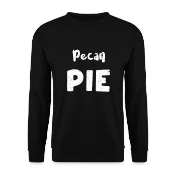 Pecan Pie - Thanksgiving - Unisex Sweatshirt - black - Front - Alina (178cm) & Michal (187cm)