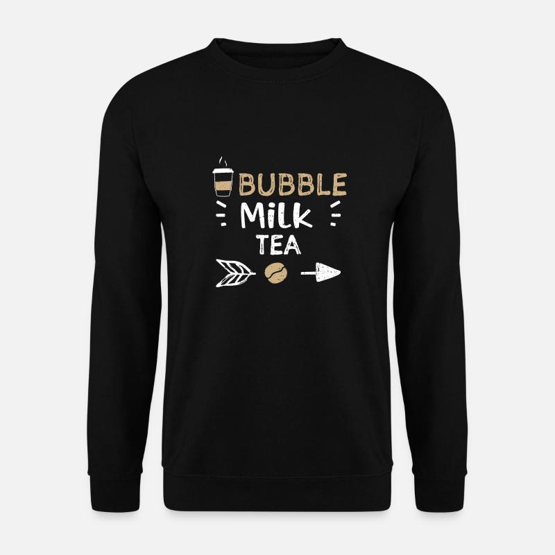 Bubble Milk Tea - Coffee - Unisex Sweatshirt - black