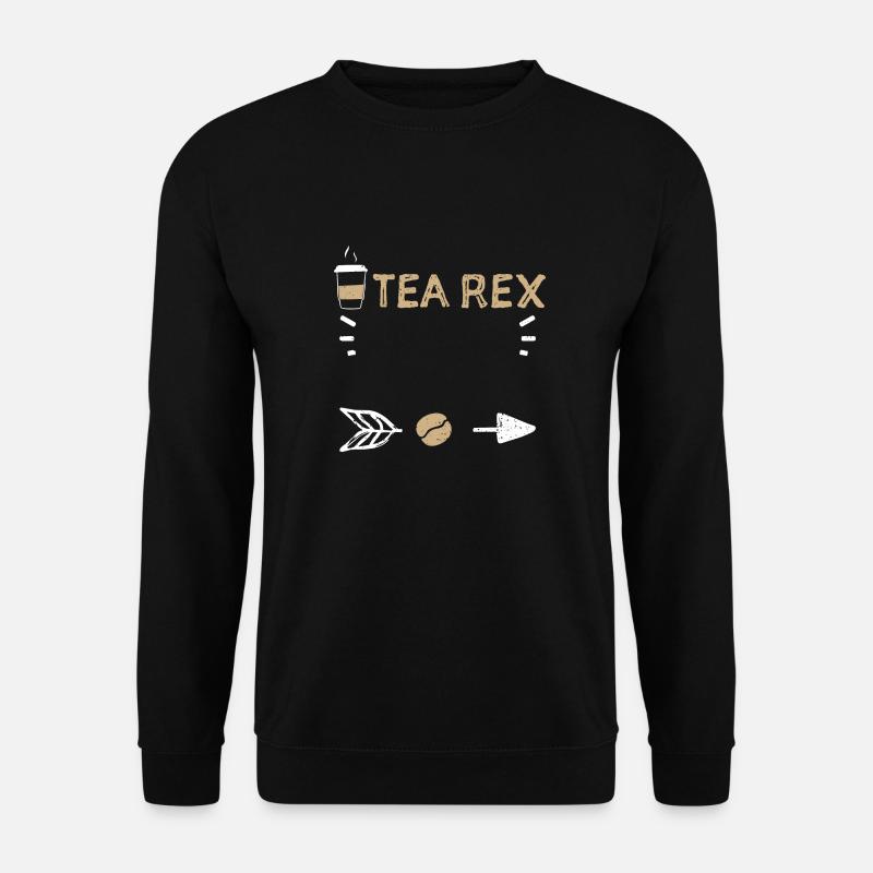 Tea Rex - Café - Sweat-shirt Unisexe - noir