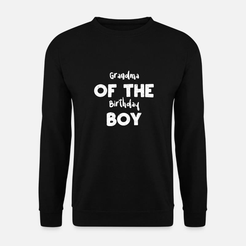 Grand-mère du garçon d’anniversaire - Sweat-shirt Unisexe - noir