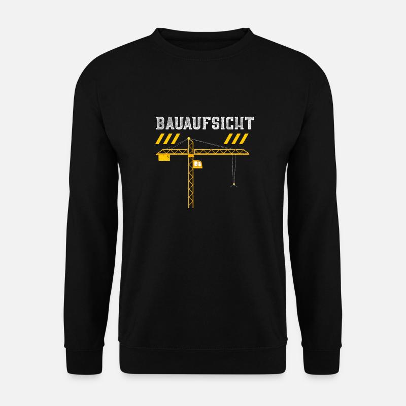 Bauaufsicht - Construction Worker - Unisex Pullover - Schwarz
