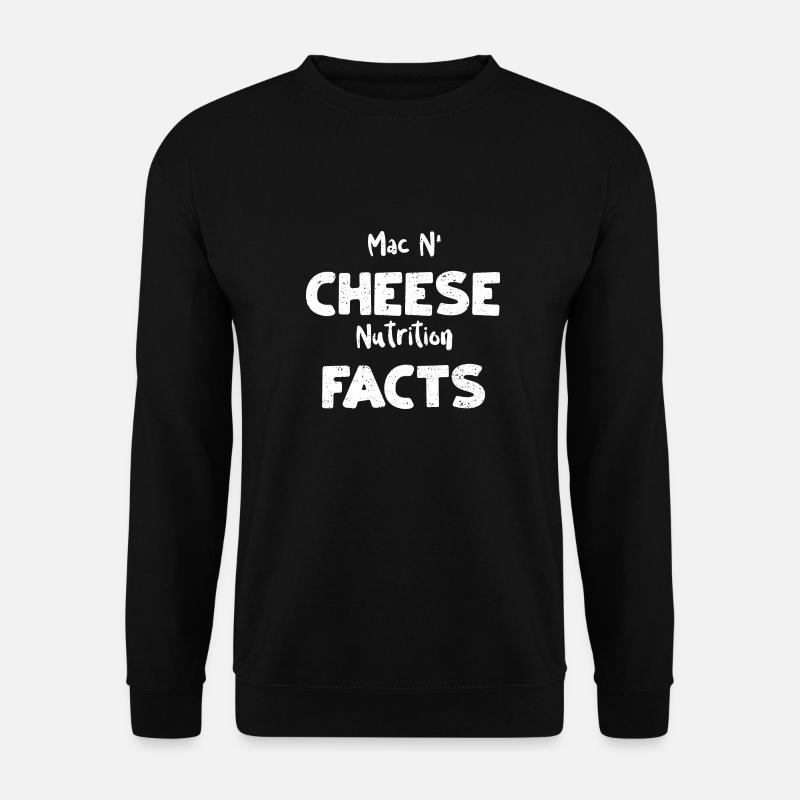 Mac N’Cheese Valeur nutritive - Sweat-shirt Unisexe - noir