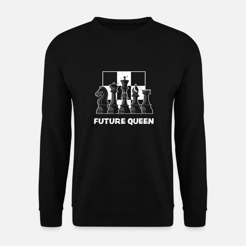 Future Queen - Chess - Unisex Sweatshirt - black