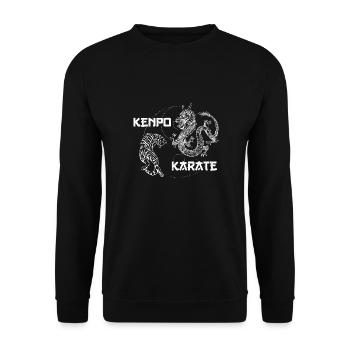 Kenpo Karate - Kampfsport - Unisex Pullover - Schwarz - Vorne - Alina (178cm) & Michal (187cm)