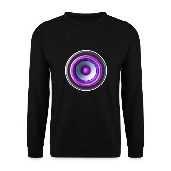 BOOMER SPEAKER - Unisex Sweatshirt - black - Front - Alina (178cm) & Michal (187cm)