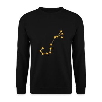 Constellation scorpion - Unisex Sweatshirt - black - Front - Alina (178cm) & Michal (187cm)