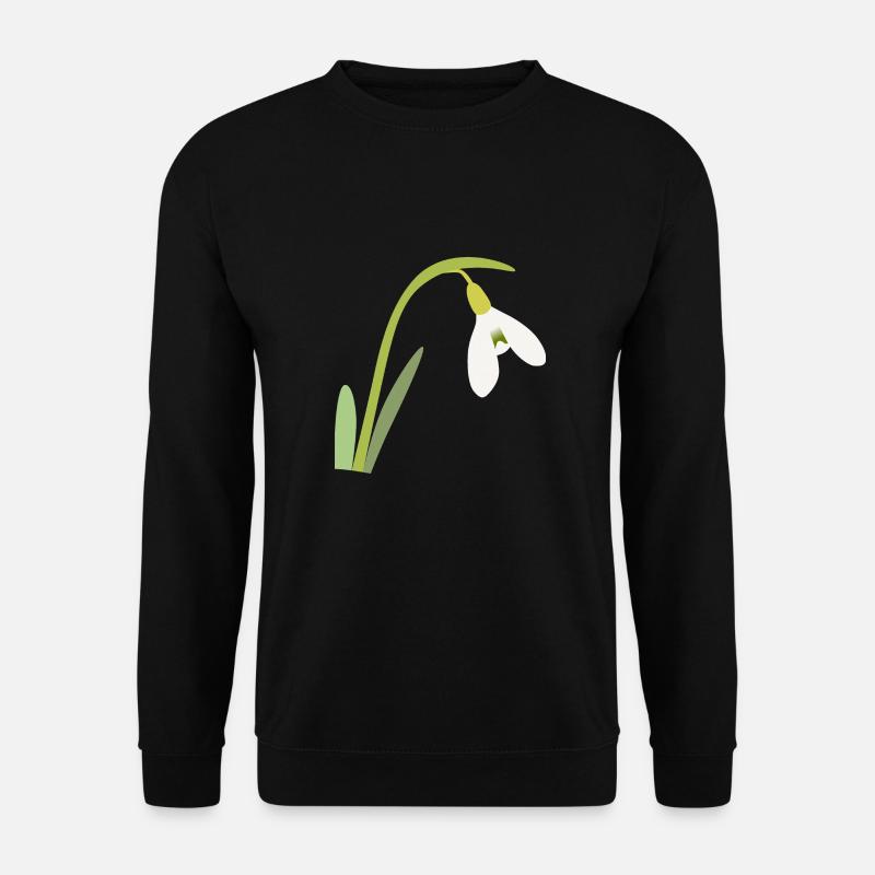 snowdrop - Unisex Sweatshirt - black