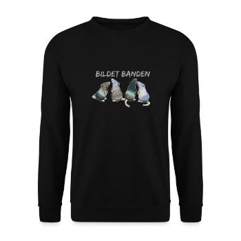 Ratten - Bildet Banden - Unisex Pullover - Schwarz - Vorne - Alina (178cm) & Michal (187cm)